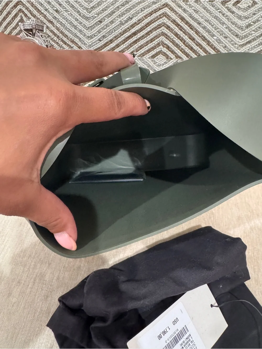 YSL Rubber shoulder bag